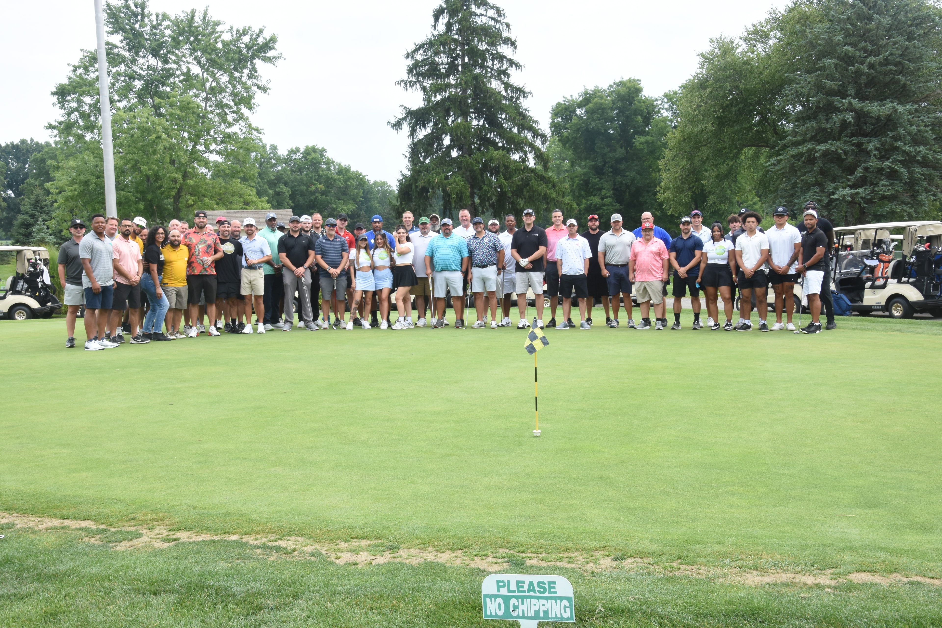 Full group photo at the Annual Golf Outing